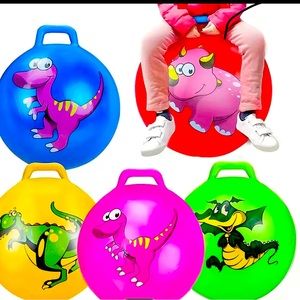 Jump Bounce Ball, Sport Bounce Ball With Handle, Toddler Toy Kids Ball With Hand